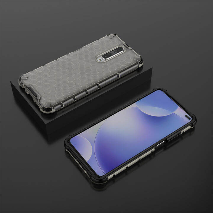 สำหรับ-xiaomi-redmi-เคส-k30-pc-ที่โปร่งใส-tpu-ไฮบริดเคสแข็งสี-redmik30ฝาหลังเคสใส่โทรศัพท์กันกระแทก