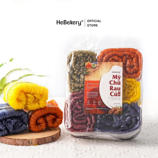 Mì chũ rau củ tự nhiên 5 vị - mì chũ ngũ sắc ăn kiêng healthy hebekery by - ảnh sản phẩm 1