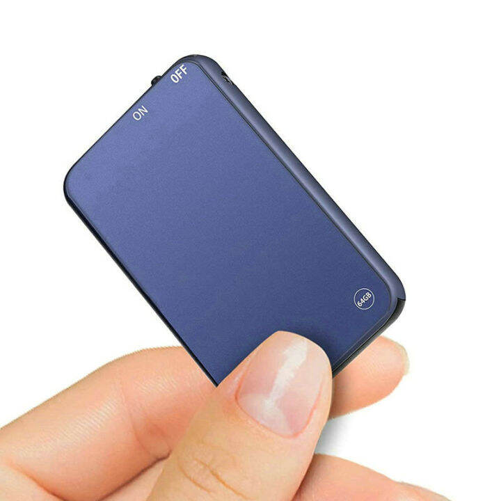 TELELE V15 300mAh Super Thin Mini Body HD Digital Voice Recorder Music Player Dictaphone for