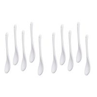 10X Ceramic Spoon Teaspoon Spoon Jam Honey Serving Utensils