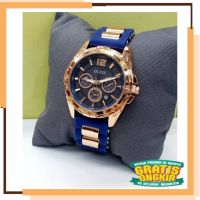 Beautiful Class Luxury Style sporty Trendy Watches Women Watches Water Resistant GUESS3210 Rubber Strap Watches Korean Style Womens Watches