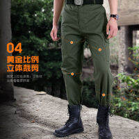 Pure cotton camouflage clothing mens Wear-resistant labor protection jacket pants set welding anti ironing tooling work clothes