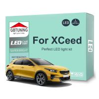 ชุดหลอดไฟ LED ตกแต่งภายใน12ชิ้น,สำหรับ KIA XCeed 2019 2020 2021 2022หลอดไฟรถยนต์โคมไฟทรงโดมสำหรับรถยนต์ Canbus ไม่ผิดพลาด