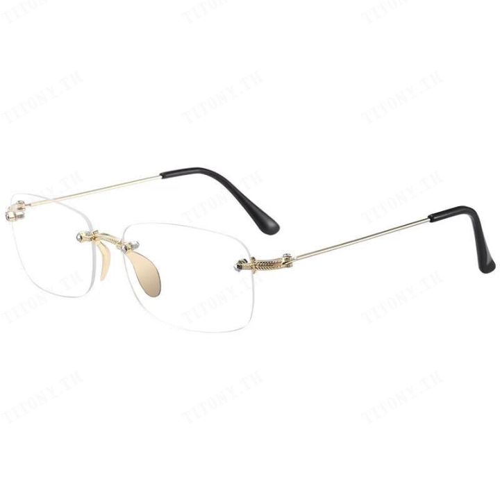 titony-แว่นตาอ่านชนิดไม่มีกรอบ-สำหรับผู้สูงอายุชาวเห็นสั้น-ชายหญิง-ด้วยเลนส์แก้มพุ่งที่มีคุณภาพสูง