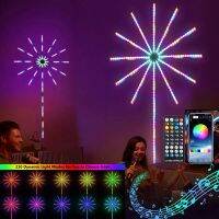 Smart LED Light Strips DIY Firework Remote Mustic Sync Festoon Lamp Home Indoor Bedroom Party Bar Decor Fairy Christmas Lights