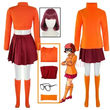 Velma Cosplay Costume Movie Character Uniform Halloween Costume