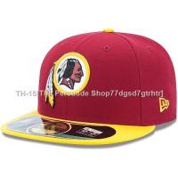 ♘☾∈ NFL Washington Redskins 59FIFTY Cap Fiftted Hats for Men Women Baseball Caps