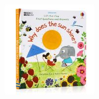 หนังสือภาษาอังกฤษ Usborne Lift The Flap Book First Questions and Answers Why Does The Sun Shine English Book Bedtime Reading Story Book for Kids Hardcover หนังสือป๊อปอัพ สามมิติ นิทานภาษาอังกฤษ หนังสือสำหรับเด็ก หนังสืออ่านก่อนนอน หนังสือ