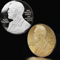 Alfred Bernhard Nobel Silver Gold Coin Commemorative Coins Collection Gift Souvenir Art Metal