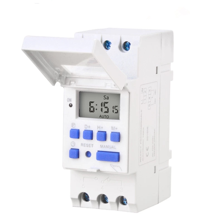 Weekly Timer Control Digital Timer Switch THC15A Electronic Weekly 7 Days Programmable Relay ...
