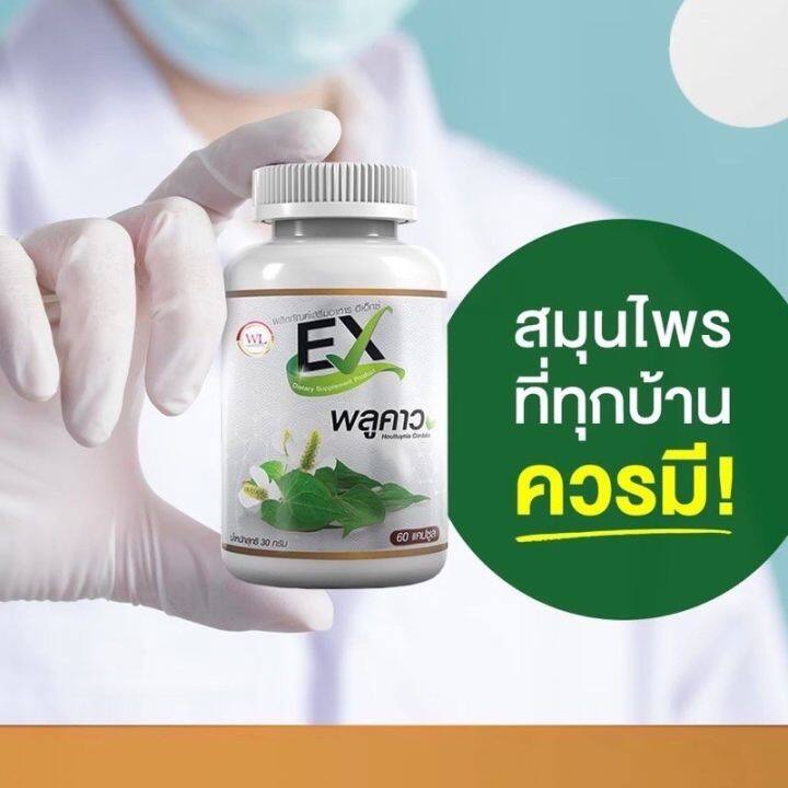 ฟรีจัดส่ง-2-แถม-1-แท้100-ex-plu-kaow-อีเอ็กซ์-พลูคาว-บุ๋ม-เบต้ากลูแคน-คาวตอง-กระปุกละ-30-เม็ด