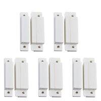 10pc/5set MC-31 Surface Mount Alarm Wired Screw-Terminal Magnetic Contact for Door Window Cabinets Security with 20pcs Screws Household Security Syste