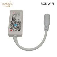 【☄New Arrival☄】 122cc store Dc12-24v Mini Wifi Rgb Rgbw Rgbcw ตัวควบคุมไฟ Led Rf Ir Remote เพลง3ch 4ch 5ch 5V Wifi Controller App สำหรับแถบไฟ Led