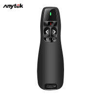 ANYTEK การนำเสนอ Clickers สำหรับ Powerpoint Multi-Functional Page Turner ปากกาสอนไร้สายพรีเซนเตอร์