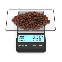 Pocket Small Coffee Scale 1000 x 0.1g Digital Gram Scale with Timer Large LCD Screen Espresso Coffee Scale Gold Jewelry Scale Luggage Scales