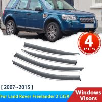 Deflectors for Land Rover Freelander 2 LR2 L359 2007~2015 Accessories Car Window Visors Rain Eyebrow Guards Visor Protector 2009