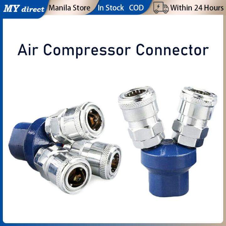 Air Compressor Connector Pneumatic Fitting Multi Splitter 2/3 Way Quick