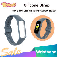 Temooนุ่มสายรัดข้อมือซิลิโคนซิลิโคนสำหรับSamsung Galaxy Fit 2 SM-R220สายรัดข้อมือสายข้อมือสำหรับเปลี่ยน