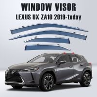 ที่บังแดด ZA10สำหรับ LEXUS UX คิ้วกระจกรถที่กันสภาพอากาศที่บังแดดหน้ารถยนต์ที่กันสภาพอากาศอุปกรณ์ตกแต่งรถยนต์