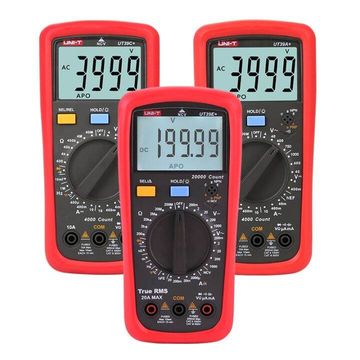 UNIT UT39A UT39C UT39E Plus Digital Multimeter AC DC Voltage Current