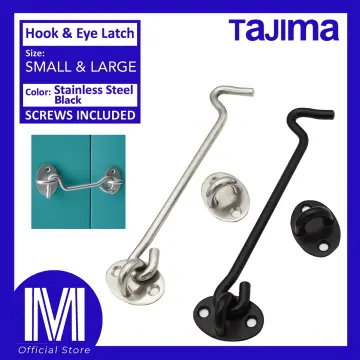 Cabin Hook And Eye Latch Lock Shed Gate Door Stainless Steel Catch