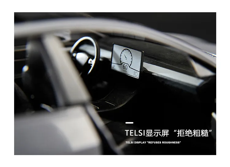1/18 Tesla Model 3 Diecast Model Car Toys Gift Display  Red/White/Black/Blue/Gray