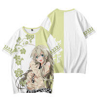 Anime Remember My Love Nyaruko Print T-Shirt Casual Loose Fit Adult/Kids Size