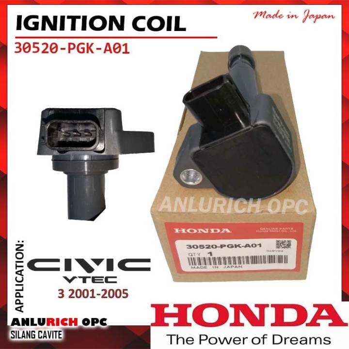 HONDA IGNITION COIL FOR HONDA CIVIC VTEC 3 2001-2005 PN: 30520-PGK-A01 ...