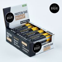 [[Get 50% off on 2nd box]] KAUAI PROTEIN BAR : VANILLA CHOC CHIP DARK CHOC COATED คาวาอิโปรตีนบาร์ รสวานิลลาเคลือบชอคโกแลต 1 กล่อง มี 12 แท่ง