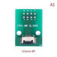 1ชิ้น8P/12P/20P/24P/50pin 0.5Mm Ffc Fpc เพื่อจุ่มแผ่นคอนเวอร์เตอร์ Pcb 2.54มม. เต้ารับตัวแปลงเชื่อมแผ่นด้วยขั้วต่อ