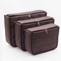 ◘ Roadfisher Padded Protect Photography Camera Bag Insert Partition Divider Case With Cap Fit Canon Nikon Sony Fuji DSLR SLR Lens