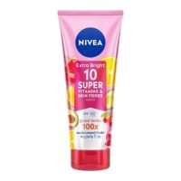 320 มล. Nivea นีเวีย เอ็กซ์ตร้า ไบร์ท 10 ซูเปอร์ วิตามิน แอนด์ สกิน ฟู้ด เซรั่ม เอสพีเอฟ15