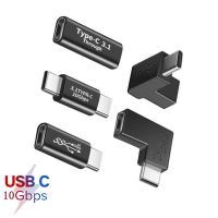 ข้อศอก HGHVV6234ตัวผู้เป็นตัวเมียที่ชาร์จไฟรวดเร็ว USB ชนิด3.1อะแดปเตอร์ OTG แปลง AV 10Gbps