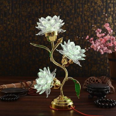 ﹉☇ Wholesale Lanterns Offering Lanterns for Use Colorful Table Lamp Plug Guanyin Wealth Changming Lamp