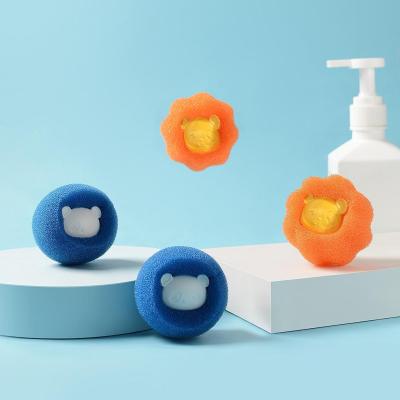 Anti-tangle Laundry Ball Sponge Washing Machine Hair Remover Clothes For Cleaning Ball Washing O2Q7