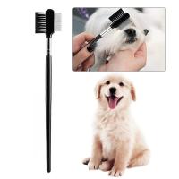 Double-Sided Head Pet Eye Comb Brush Pet Tear Stain Remover Comb Cleaning Grooming Brush For Small Cat Dog Pets Accessories New