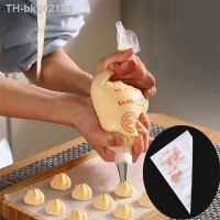 ✸◄▨ 100pcs Laminating Nozzle Bag Plastic Disposable Transparent Small Size Cream Cake Squeeze Bag Baking Dessert Kitchen Gadgets