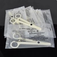 10ชิ้นถุงอาชีพพลาสติกทิ้ง Body Piercing Plier รอบเปิด Clamp Body Ear Lip Navel Nose Tongue Piercing Forcep Tool