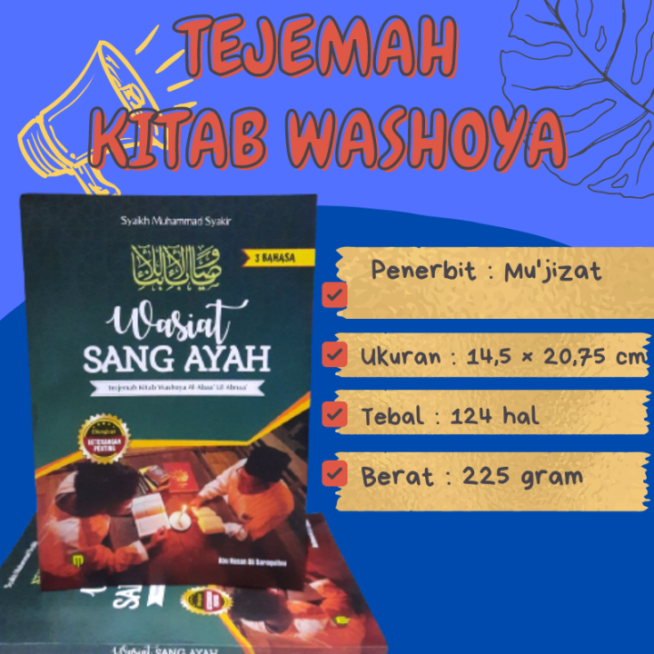 Kitab Washoya Terjemah Kitab Washoya Bahasa Lazada Indonesia