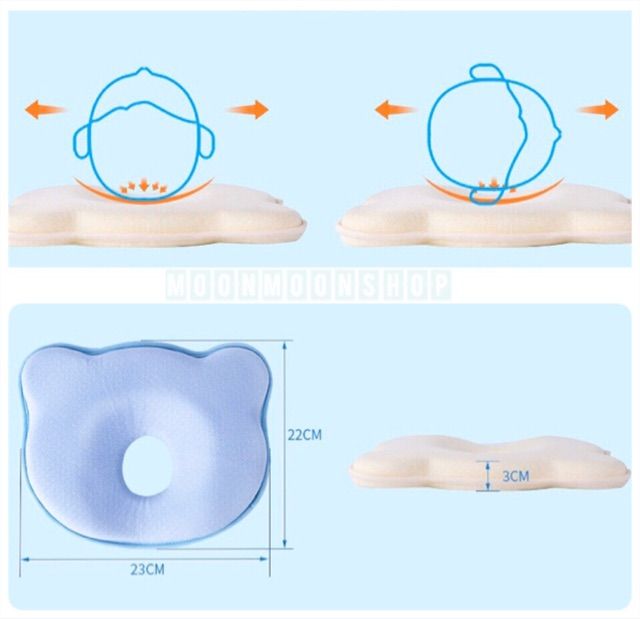 หมอนหัวทุย-หมอนหลุมหมี-baby-pillow-หัวทุยหัวสวย