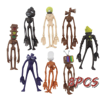 8ชิ้น/เซ็ตไซเรนหัวตุ๊กตาขยับแขนขาได้ของเล่น Urban Legend Foundation SCP ของเล่นเด็ก