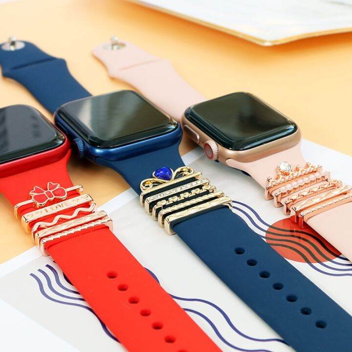 vfbgdhngh-5pcs-set-20-22mm-silicone-strap-fashion-decorative-ring-for-apple-samsung-huawei-smart-watch-band-ring-decort-accessories