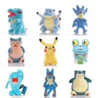 {Icc toy}43สไตล์อะนิเมะ Pikachu ตุ๊กตาของเล่น Pokemon Squirtle Bulbasaur Jigglypuff Lapras Eevee Claw เครื่องตุ๊กตาคริสต์มาสของขวัญเด็ก