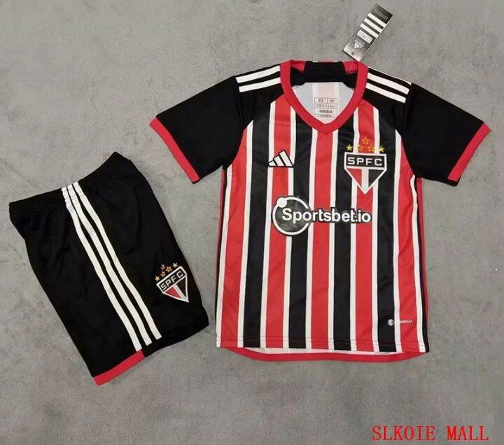 sao-paulo-เสื้อเจอร์ซีย์เตะฟุตบอลไทยคุณภาพชุดเจอร์ซี่ฟุตบอลสำหรับเด็ก23-24