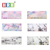 HRH Waterproof Marble Design English Silicone Keyboard Cover Skin Protective Film for Macbook Air Pro Retina 13 15 17 US Layout