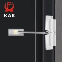 ▬❦❀ KAK Aluminum Alloy Automatic Door Closer Soft Closing Adjustable Speed Door Close Device 35KG Black Furniture Door Hardware