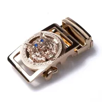 Waist Art Alloy Wolf Business Belt Buckle Automatic Buckle Heads for Mens Leather Men Jeans Fit 3.5cm Ratchet Belt metal rings