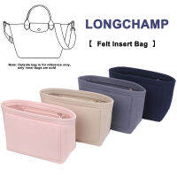 Ranker รู้สึกว่ากระเป๋าสอดสำหรับ LONGCHAMP ที่จับสั้นๆคาดลำตัวที่จัดระเบียบกระเป๋าเครื่องแต่งหน้าอุปกรณ์เสริมสำหรับการเดินทางด้านในกระเป๋ากระเป๋าเงิน