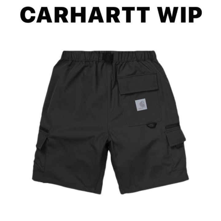carhartt-กางเกงขาสั้นผู้ชายสะท้อนแสงมีกระเป๋า-กางเกงขาสั้นผู้ชายกันน้ำ5นาที