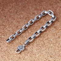 ❦♗♤  Original 925 contracted style restoring ancient ways boys bracelet vajra six words ring products